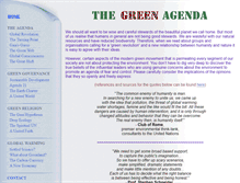 Tablet Screenshot of green-agenda.com